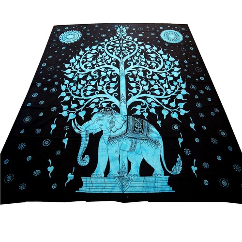 Tagesdecke baumwolle elefant - tagesdecke,