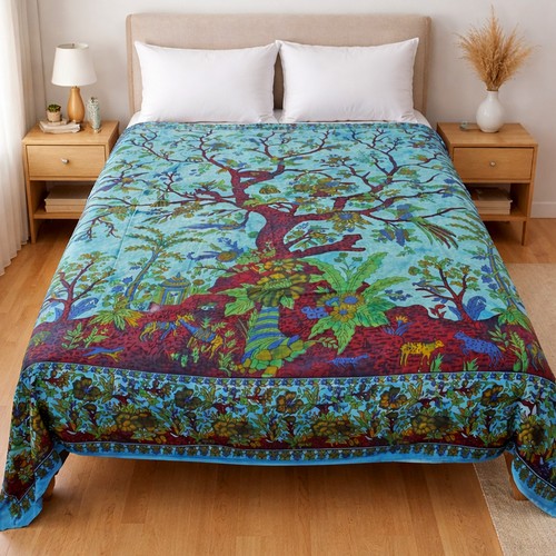 Tagesdecke bettüberwurf tree - ,