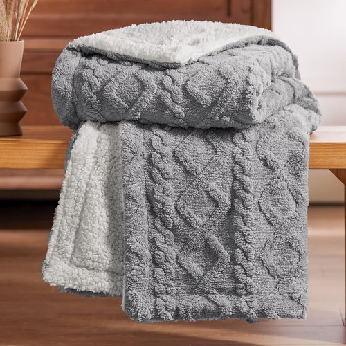 Kuscheldecke sherpa wendbar - sherpa,