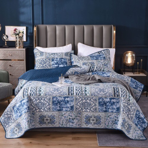Tagesdecke patchwork baumwolle - patchwork,