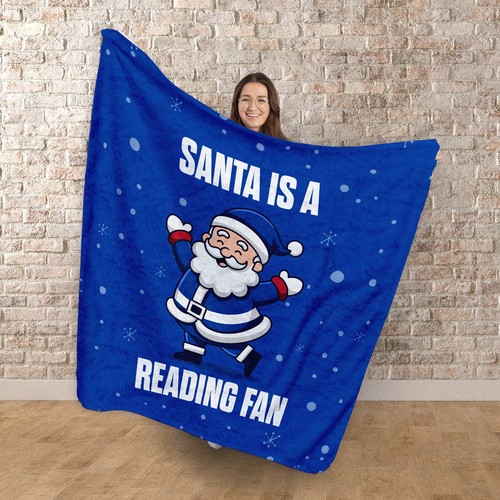 Santa reading fan luxus - santa,